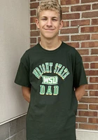 Wright State Raiders Green Dad Number One Short Sleeve T Shirt