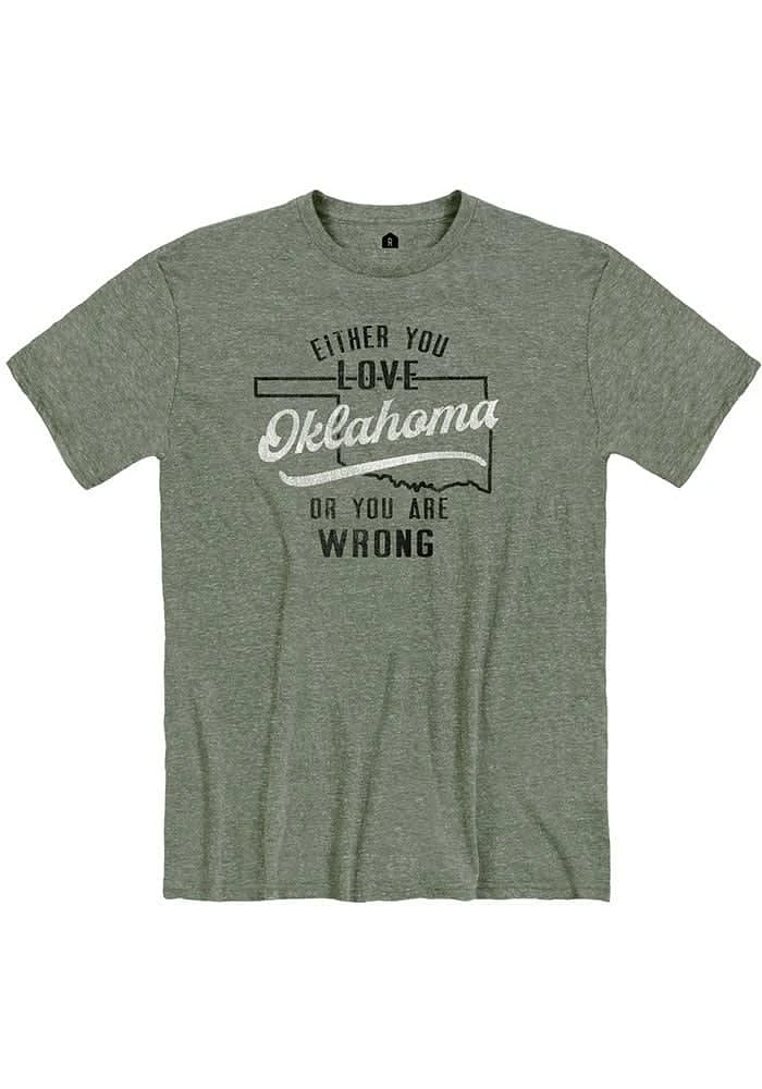 Oklahoma Olive Either You Love Short Sleeve Fashion T Shirt