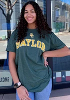 Baylor Bears Green Logo Arch Short Sleeve T Shirt