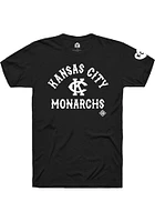 Rally Kansas City Monarchs Black Number 1 Graphic Short Sleeve Fashion T Shirt