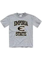 Emporia State Hornets Youth Grey No 1 Short Sleeve T-Shirt