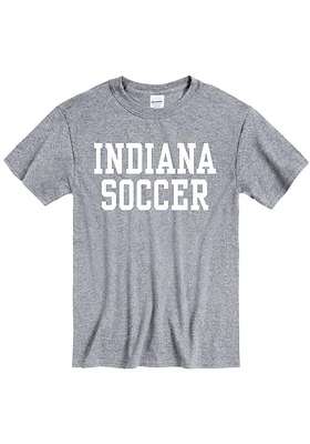 Indiana Hoosiers Grey Soccer Short Sleeve T Shirt