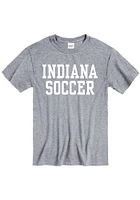 Indiana Hoosiers Grey Soccer Short Sleeve T Shirt