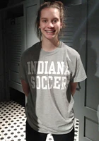 Indiana Hoosiers Grey Soccer Short Sleeve T Shirt