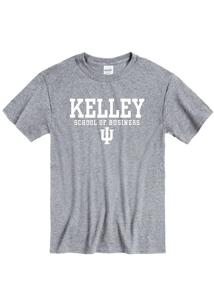 Indiana Hoosiers Grey Kelley School of Business Short Sleeve T Shirt