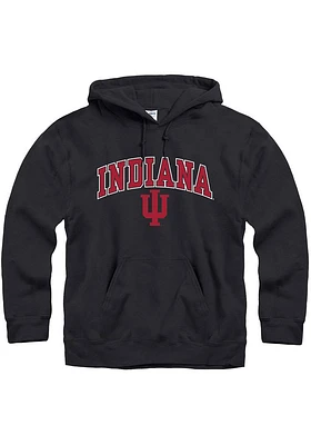 Indiana Hoosiers Mens Arch Mascot Long Sleeve Hoodie