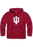 Indiana Hoosiers Mens Crimson Big Logo Long Sleeve Hoodie