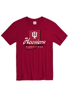 Indiana Hoosiers Crimson Stated Short Sleeve T Shirt