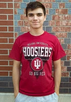 Indiana Hoosiers Crimson Upscale Short Sleeve T Shirt