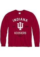 Indiana Hoosiers Crimson Throwback Long Sleeve T Shirt