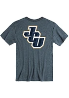 Rally John Carroll Blue Streaks Charcoal Loud Short Sleeve T Shirt