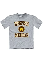 Western Michigan Broncos Youth Grey No 1 Short Sleeve T-Shirt