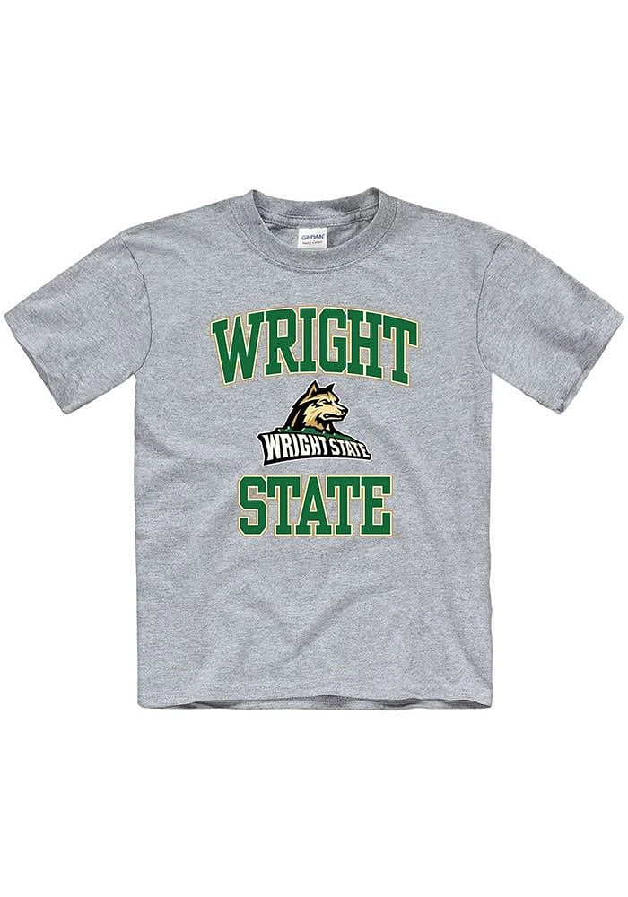 Wright State Raiders Youth Grey No 1 Short Sleeve T-Shirt