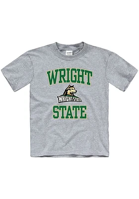 Wright State Raiders Youth Grey No 1 Short Sleeve T-Shirt
