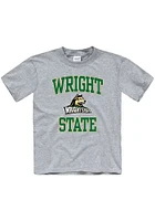 Wright State Raiders Youth Grey No 1 Short Sleeve T-Shirt