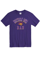Northern Iowa Panthers Purple Dad Short Sleeve T Shirt
