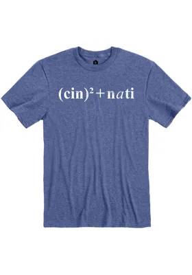 Cincinnati Blue Equation Short Sleeve Fashion T Shirt