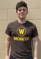 Western Michigan Broncos Brown Big Logo Short Sleeve T Shirt