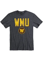 Western Michigan Broncos Charcoal Initiate Graphic Short Sleeve T Shirt