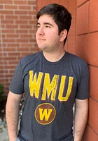 Western Michigan Broncos Charcoal Initiate Graphic Short Sleeve T Shirt
