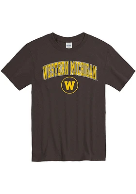 Western Michigan Broncos Arch Mascot Short Sleeve T Shirt