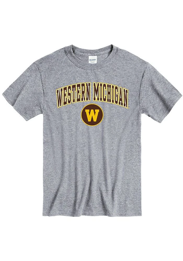 Western Michigan Broncos Arch Mascot Short Sleeve T Shirt