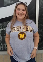 Western Michigan Broncos Arch Mascot Short Sleeve T Shirt
