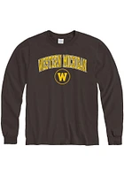 Western Michigan Broncos Arch Mascot Long Sleeve T Shirt