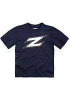 Akron Zips Toddler Navy Blue Primary Logo Short Sleeve T-Shirt