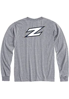 Akron Zips Grey Rally Loud Long Sleeve T Shirt