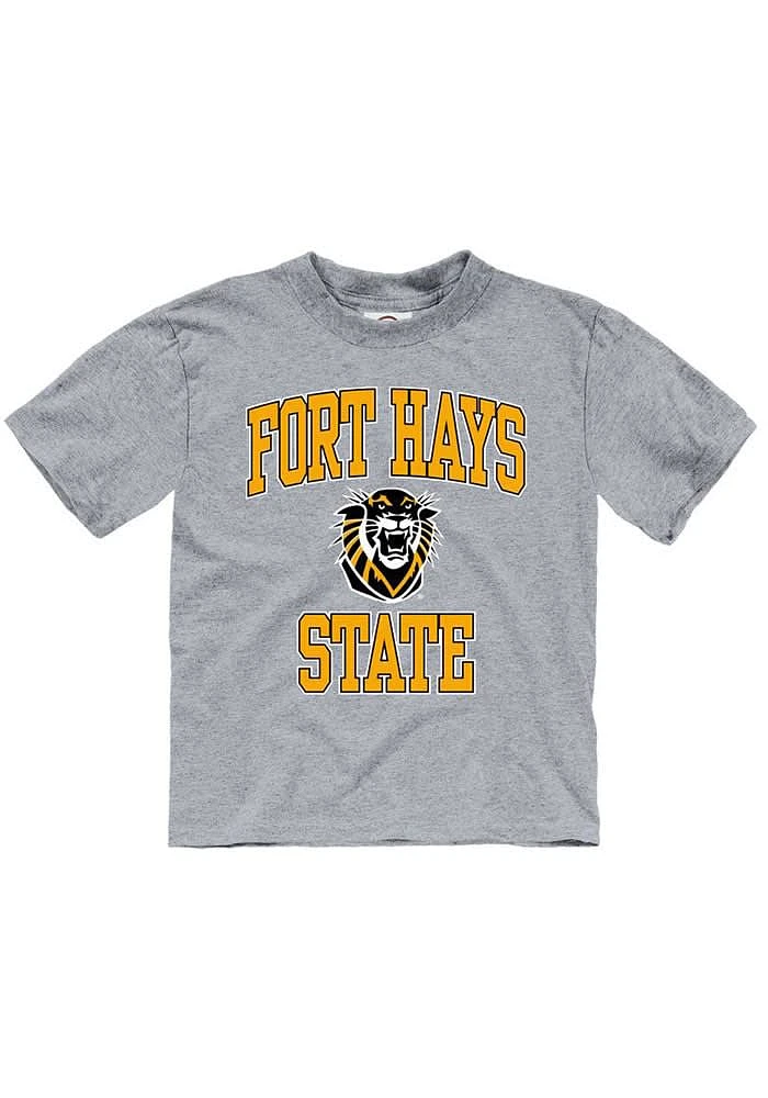 Fort Hays State Tigers Toddler Grey No 1 Short Sleeve T-Shirt