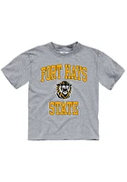 Fort Hays State Tigers Toddler Grey No 1 Short Sleeve T-Shirt