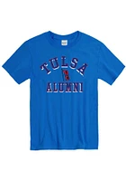 Tulsa Golden Hurricane Blue Alumni Short Sleeve T Shirt