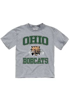 Ohio Bobcats Toddler Grey No 1 Short Sleeve T-Shirt