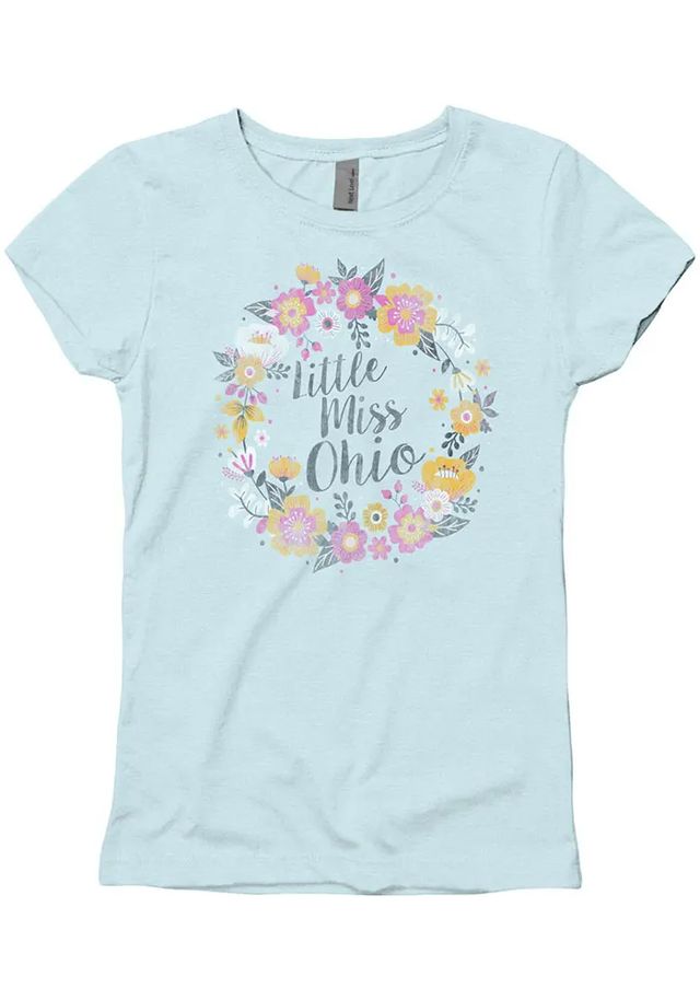 Ohio Girls Little Miss Light Short Sleeve Tee