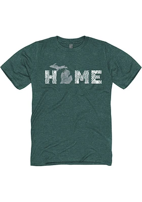 Michigan Green Home Short Sleeve Fashion T Shirt
