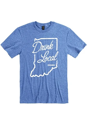 Rally Indiana Blue Drink Local Short Sleeve Fashion T Shirt
