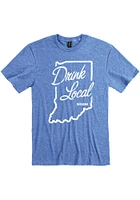 Rally Indiana Blue Drink Local Short Sleeve Fashion T Shirt