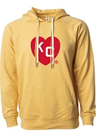 Rally Kansas City Monarchs Mens Gold Heart Fashion Hood
