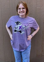 K-State Wildcats Purple Willie Logo Short Sleeve T Shirt