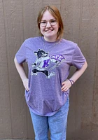 K-State Wildcats Purple Snow Heather Short Sleeve T Shirt