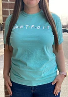 Detroit Green Dots Wordmark Short Sleeve T Shirt
