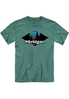 Michigan Green Aurora Diamond Short Sleeve T Shirt
