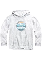 Michigan Mens Ash Circle Clading Long Sleeve Hoodie