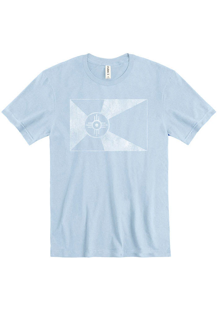 Wichita Light Blue Flag Short Sleeve T Shirt