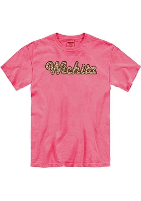 Wichita Womens Retro Cheetah Infill Short Sleeve T-Shirt