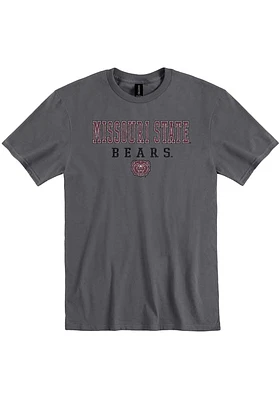 Missouri State Bears Charcoal Overtime Short Sleeve Fashion T Shirt