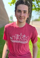 Wichita Red Skyline Short Sleeve Fashion T Shirt