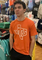 Texas Orange State Shape Taco Short Sleeve Fashion T Shirt