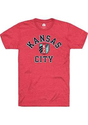 Rally KC Current Red Heart and Soul Short Sleeve Fashion T Shirt
